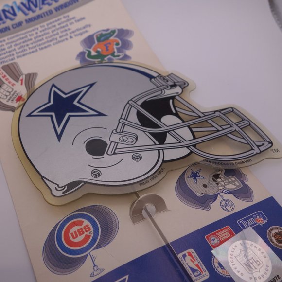Dallas Cowboys Fan Waves Suction Cup Mounted Window Sign New with Packaging - Picture 1 of 10